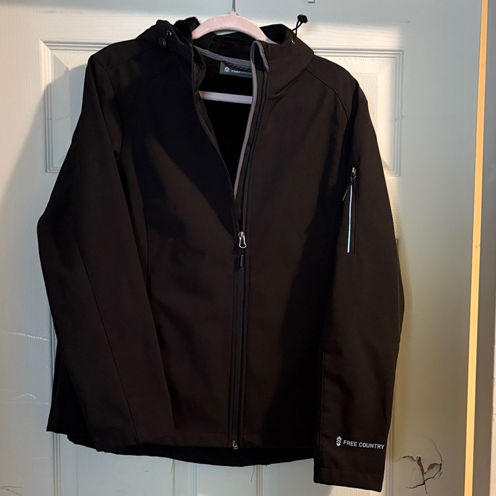 Free Country Black Softshell Jacket
